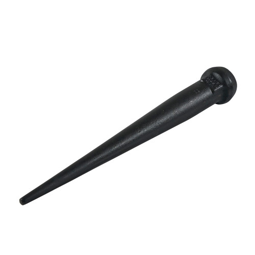 Bull Pin, Broad-Head, 1/4 in Dia Pin, 1-1/16 in Dia Nose, 10 in Lg, Alloy Steel, Black Oxide