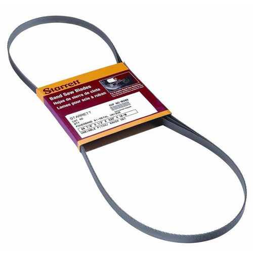 Portable Band Saw Blade, 3 ft Lg, 1/2 in Wd, 0.02 in Thk, Regular Teeth, Bi-Metal Cut Edge, Alloy Steel Body, Machinable Metals,  Stainless Steel Applicable
