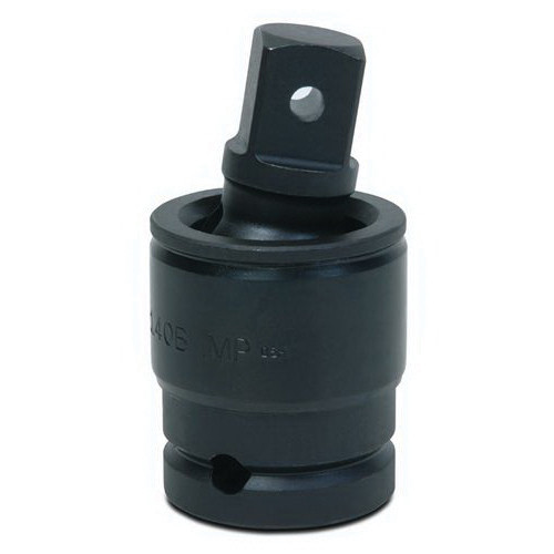 Universal Joint, Imperial, Male Drive, 3/4 in Male Drive, 3-1/2 in Lg, Socket Adapter, ANSI B107.2,  CSA, Chromium Vanadium Steel, Black Oxide Coated