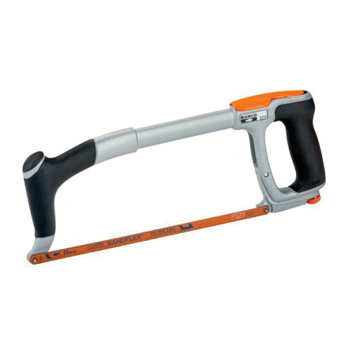 Hacksaw, Professional, 12 in Lg Blade, 55 deg Blade, 24 TPI or Pitch, Solid Aluminum Frame