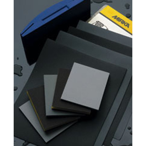 MIRKA Abrasive Sponge, Waterproof, 4-3/4 in Lg, 3-3/4 in Wd, P100 Grit