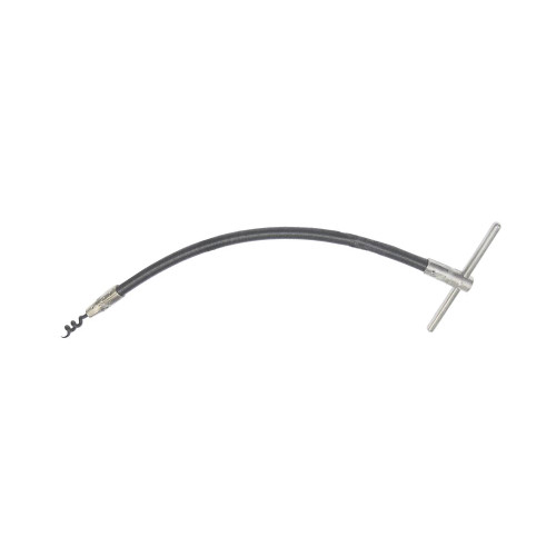 Hook, Flexible, 3/8 in Shaft,  3/8 in Spiral, 3 in wd,  15 in lg