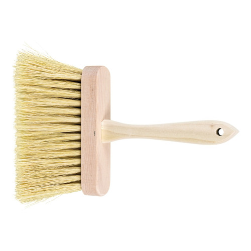 Masonry Brush, Hardwood Block, 3-7/8 in Lg Trim, Tampico Trim, White Trim, 5 Row, Hardwood Handle, 1-3/4 in wd,  6-1/2 in lg Block Masonry Brush, Hardwood Block, 3-7/8 in Lg Trim, Tampico Trim, White Trim, 5 Row, Hardwood Handle, 1-3/4 in wd,  6-1/2 in lg Block