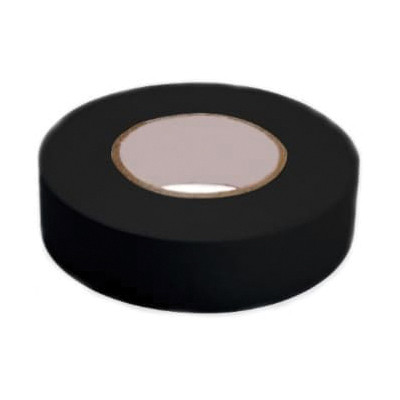Electrical Tape, 76 ft Lg, 3/4 in Wd, 7 mil Thk, Vinyl, Black , 3/4 in Dia Core, Rubber Adhesive, Polyvinyl Chloride Backing, 176 deg F Max Operating