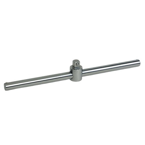 Socket Handle, Flex, 1/2 in Drive, 12 in Lg, Steel, Polished Chrome