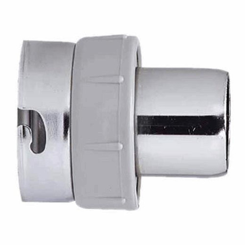 Connector, Swivel End, Steel, Polished Chrome