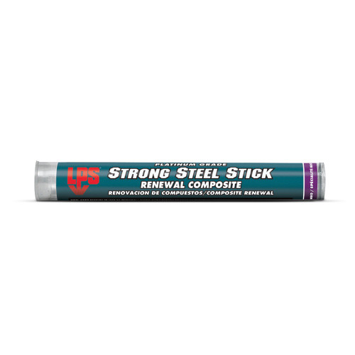 CRC Putty, Strong Steel Sticks Renewal Composite, Tube, 4 oz Container, 4 oz, 20 min Drying, 30 min Application, 24 hr Curing, Dark Gray , Sulphurous,  Pungent