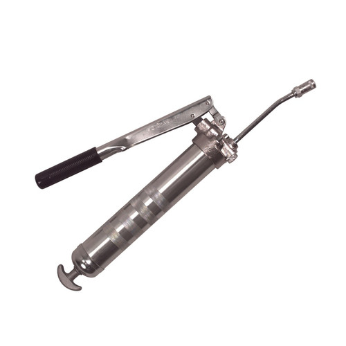 Grease Gun, High Volume, 24 oz, 1800 psi Operating, 1/4 in Outlet, Comfort,  Sure Grip, Cast Iron,  Vinyl Handle, Lever Action Drive, NPTF Outlet