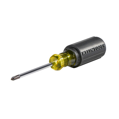 Fixed Blade Screwdriver, Heavy Duty, 6-3/4 in Lg, Round Shank, 3 in Lg Shank, Steel Shank, ASME,  ANSI, No ESD-Safe, Cushion Grip, Rubber Handle, Steel, Imperial