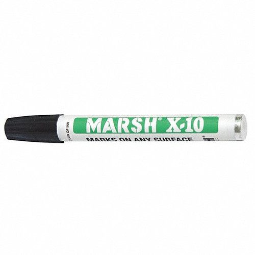 Permanent Marker, Industrial, Black Ink, Metal,  Plastic,  Wood Applicable