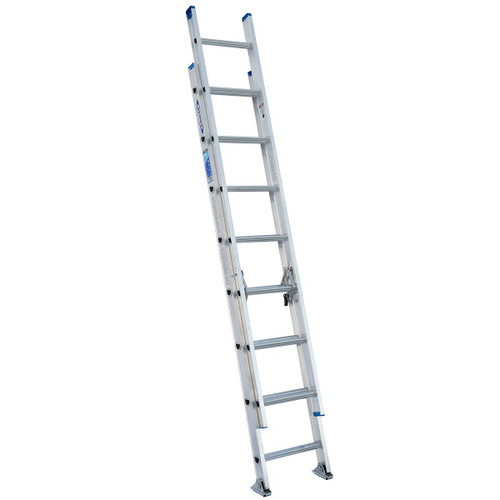Ladder, 15.92 ft Ht, 250 lb, Aluminium