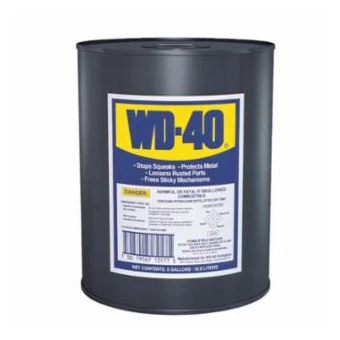 WD-40 Lubricant, Multi-Purpose, Pail, 5 gal Container, 8 lb, -50 to 300 deg F, 122 deg F Flash