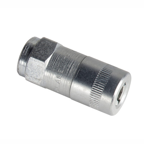 Grease Gun Coupler, Standard Pull-On, 7/16 in -27