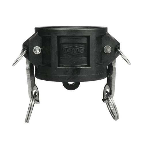 Dust Cap, Type H,  Cam and Groove, Dust Cap, 2 in, 2-1/4 in Lg, 100 psi, 70 deg F, Glass-Filled Polypropylene, Domestic Dust Cap, Type H,  Cam and Groove, Dust Cap, 2 in, 2-1/4 in Lg, 100 psi, 70 deg F, Glass-Filled Polypropylene, Domestic