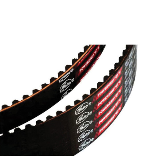GATES Synchronous Belt, 2800-14MGT-55, 200 -Teeth, 14 mm Pitch, 2800 mm Lg, 55 mm Wd, -40 to 248 deg F, Curvilinear Tooth, Neoprene, Fiberglass Reinforced, Black Color