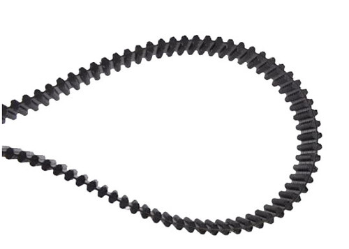 GATES Synchronous Belt, 2800-14MGT-55, 200 -Teeth, 14 mm Pitch, 2800 mm Lg, 55 mm Wd, -40 to 248 deg F, Curvilinear Tooth, Neoprene, Fiberglass Reinforced, Black Color