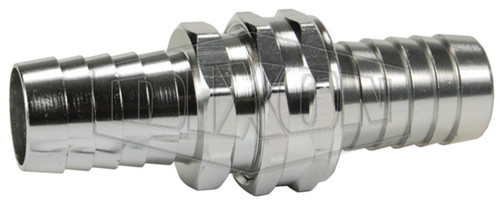 Garden Hose Coupling, Coupling, 3/4 in, Hose Barb x Male GHT x Female GHT End, Aluminium, Domestic Garden Hose Coupling, Coupling, 3/4 in, Hose Barb x Male GHT x Female GHT End, Aluminium, Domestic