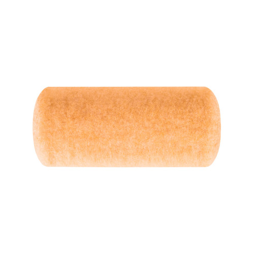 Paint Roller Cover, Standard Core, 1 in Nap, 9 in Lg, Extra-Rough Surface, Polypropylene, Golden Yellow Color
