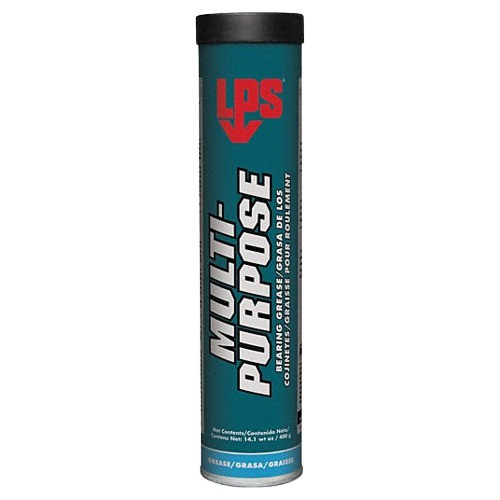 Grease, Multi-Purpose, Paste, Black,  Blue , Petroleum, -22 to 350 deg F, 1 Specific Gravity, >392 deg F Flash, <7 cSt, Cartridge, 14.1 oz Container, 14.1 oz