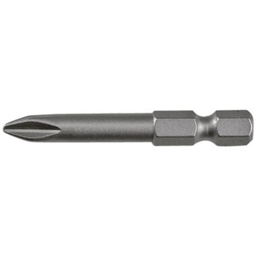 Insert Bit, General Purpose, 2 in Lg, Hex Shank, 1/4 in Shank, 1/4 in Wd Blade, High Speed Steel