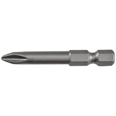 Insert Bit, General Purpose, 2 in Lg, Hex Shank, 1/4 in Shank, 1/4 in Wd Blade, High Speed Steel