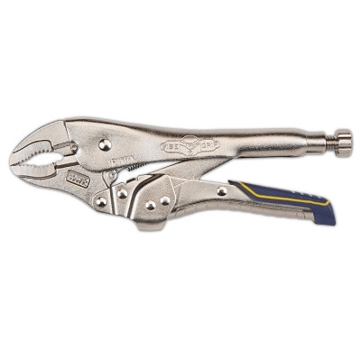 Locking Plier, Curved Jaw, 1-7/8 in Jaw, Alloy Steel Jaw, Adjustable, 10 in Lg