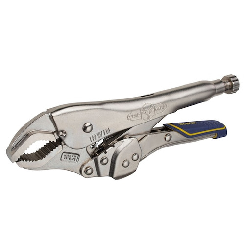 Locking Plier, Curved Jaw, 1-7/8 in Jaw, Alloy Steel Jaw, Adjustable, 10 in Lg