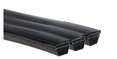 GATES Wedge Belt, 3/5V800. Heavy Duty, 5V Section, 2 in Wd Top, 79.05 in Lg Outside, 1/2 in Thk, 3 -Rib, 7.958 in Min Dia Pulley, -30 to 180 deg F, 3 -Band, Chloroprene