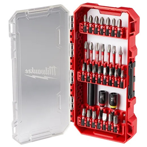Driver Bit Set, Magnetic, Alloy Steel, 4.094 in wd,  8.465 in lg,  1.378 in ht