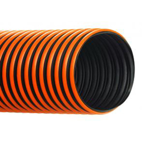 HI-TECH DURAVENT Duct Hose, General Purpose, 7 in, 7 in Id, 7.35 in od, 0.03 in Thk, 7 psi Working, 10-1/2 in Bend Radius, -60 to 275 deg F, Thermoplastic Rubber, Black Color