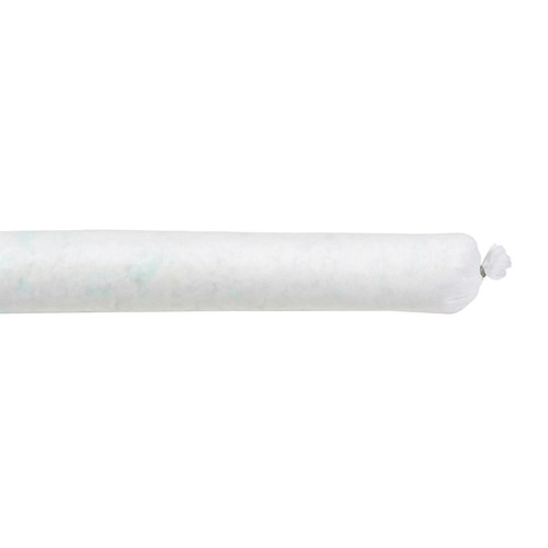 SPILLTECH Absorbent Sock, Oil Only, 3 in Dia, 4 ft Lg, 25 gal, Fluids Absorbed Hydrocarbons/Oil, Poly Blend, White Color