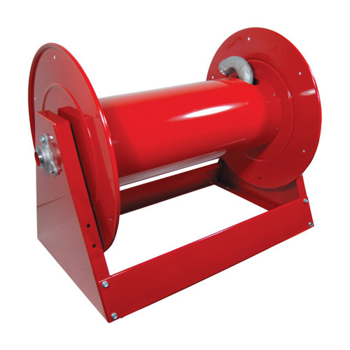 Flow Reel, Continuous, 150 ft of 3/4 in Hose,  125 ft of 1 in Hose, 24 in wd,  19-1/4 in lg,  26 in ht, Steel, Domestic Flow Reel, Continuous, 150 ft of 3/4 in Hose,  125 ft of 1 in Hose, 24 in wd,  19-1/4 in lg,  26 in ht, Steel, Domestic