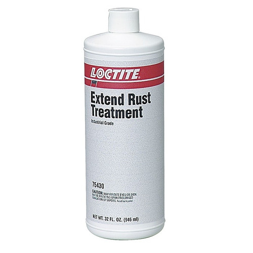 Rust Treatment, Extend, Bottle, Liquid, Black , 77 deg F, 110 g/L VOC, 1.95, Mild, 1 qt Container Rust Treatment, Extend, Bottle, Liquid, Black , 77 deg F, 110 g/L VOC, 1.95, Mild, 1 qt Container