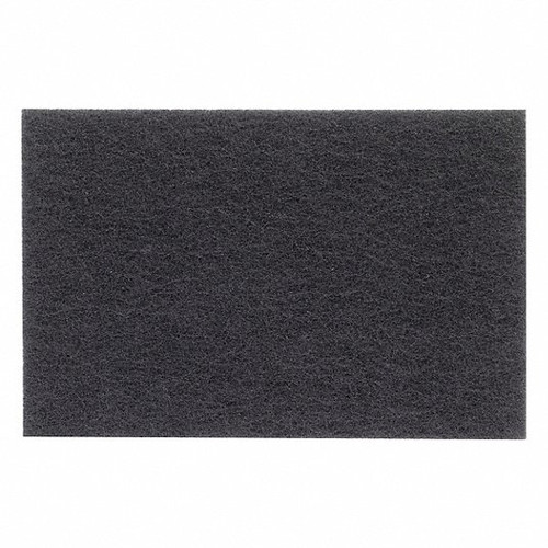 CARBORUNDUM Hand Pad, Fibratex, 9 in Lg, 6 in Wd, Ultra Fine, Silicon Carbide Abrasive, Gray Color
