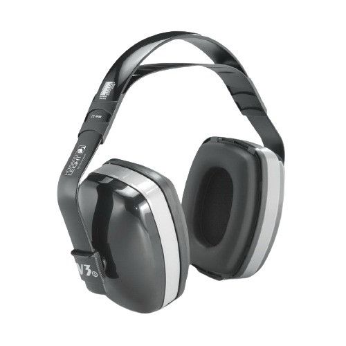 Ear Muff, Dielectric, 29 dB, Gray , Multi-Position Band, Plastic Ear Muff, Dielectric, 29 dB, Gray , Multi-Position Band, Plastic