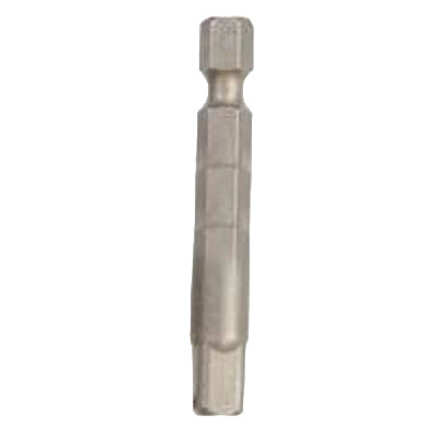 Socket Driver Bit, Hex Bit, 1/4 in Bit, 3/8 in Lg Bit, 2 in Lg, Steel, Imperial, Square Drive, 1/4 in Drive