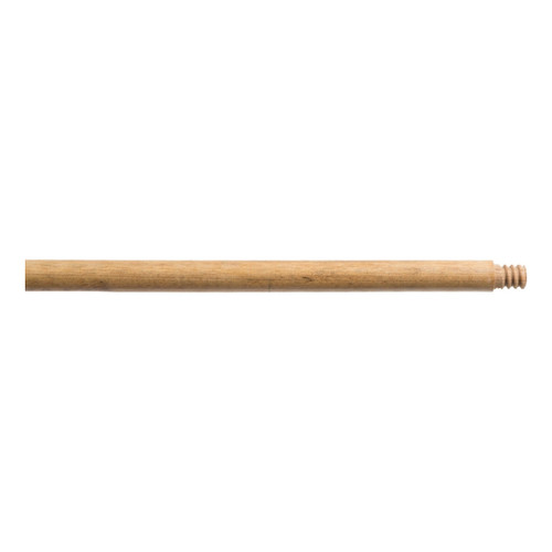 Threaded Handle, 15/16 in Dia, 4-1/2 ft Lg, Wood
