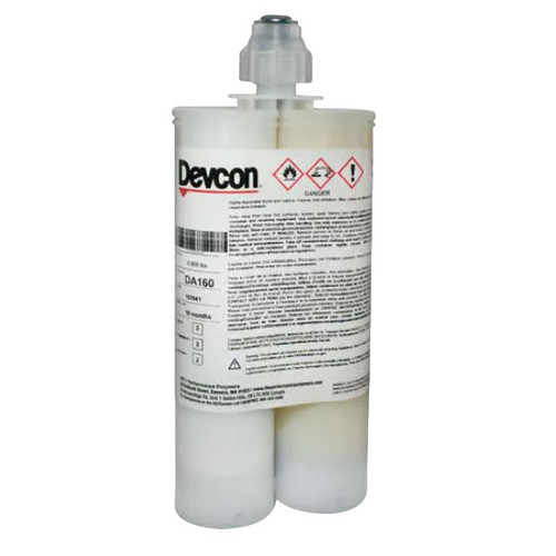 Epoxy Adhesive, Welder, Cartridge, 400 ml Container, 24 hr Curing, -67 to 250 deg F, White Color