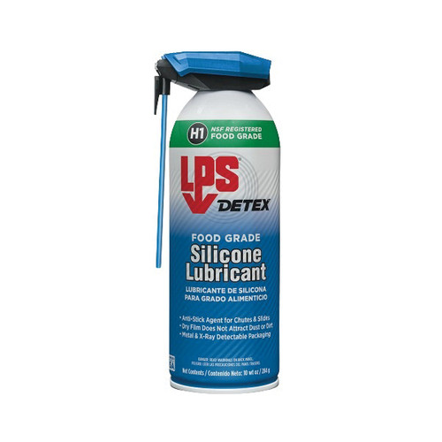 Silicone Lubricant, Aerosol Spray Can, 16 oz Container, 10 oz, Silicone Base, Liquid, Clear , Mild Ether, -40 to 392 deg F, 0.66 Specific Gravity