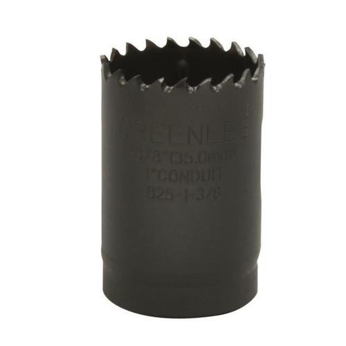 Hole Saw, 1/2 in Chuck, Hex Shank, 5/16,  7/16 in Shank, Use Arbor 2800 Quick-Change/37156/37154 Standard, 1-3/8 in Dia, 1-5/8 in Dp Cut, 5/16,  7/16 in Arbor