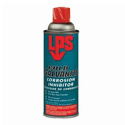 Corrosion Inhibitor, Cold Galvanize, Aerosol Spray Can, 1 gal Container, Zinc Base, Liquid, Gray , Aromatic,  Hydrocarbon, -40 to 750 deg F, 335.5 g/L VOC