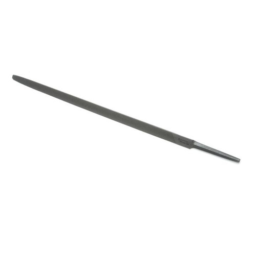 NICHOLSON Taper File, Extra Slim,  Triangular, Single Cut, 6 in Lg, American Coarseness of Cut, 0.23 in Wd