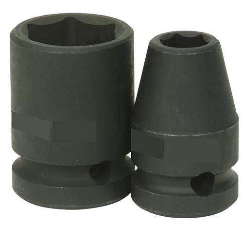 Socket, Imperial, 1/2 in Drive, Shallow Length Socket, 3/4 in Socket, 1-1/2 in Lg, 3/4 in Dp Open, 1-1/8 in Wd Drive End, 1-1/8 in Wd Socket End, 6 -Point