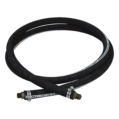 Blast Hose, Aluminium, Black , 1 in ID,  12-1/2 ft lg
