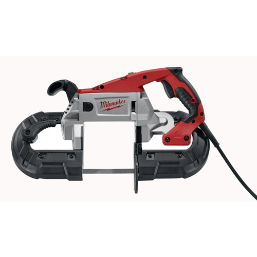 Band Saw, Deep Cut, Tool, 5 x 5 in, 1/2 in wd,  44-7/8 in lg Blade, 350/250 fpm, 300/380 SPM, 120 VAC, 11 A, Metal Housing, Grounded Cord, On/Off Trigger Switch