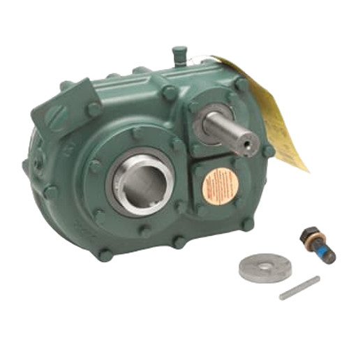 DODGE SCXT 325A Speed Reducer, Standard Double, 2100 rpm Input Max, 25:1 Gear, 12.7 hp, Shaft Input, Bore Output, 1-1/4 in dia Input, 2-3/16 in Output, Oil, Shaft Mount, Gray DODGE SCXT 325A Speed Reducer, Standard Double, 2100 rpm Input Max, 25:1 Gear, 12.7 hp, Shaft Input, Bore Output, 1-1/4 in dia Input, 2-3/16 in Output, Oil, Shaft Mount, Gray