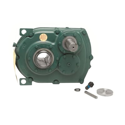 DODGE SCTX 525B Speed Reducer, Standard Double, 2045 rpm Input Max, 25:1 Gear, 29.9 hp, Shaft Input, Bore Output, 1-15/16 in dia Input, 2-15/16 in Output, Oil, Shaft Mount, Gray