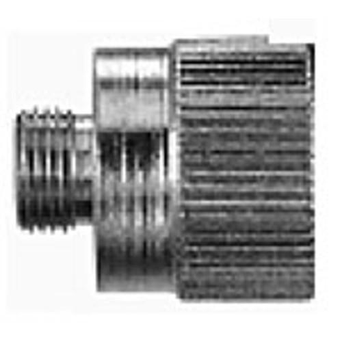 Coupler Adapter, Button Head, 3/8 in NPTF x 7/16 in-27 MNPT Thread