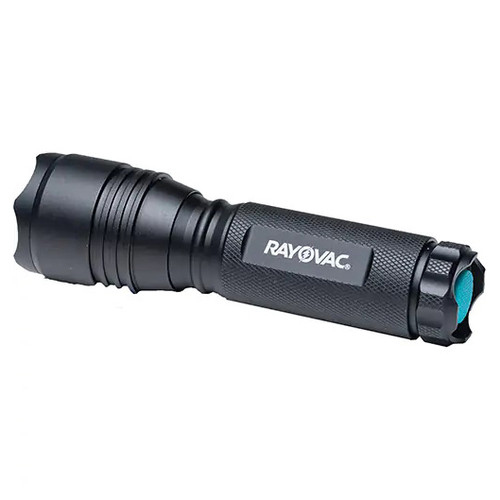 Flashlight, Heavy Duty, LED Bulb, 260 High/105 Low Lumens, Flood/Spot Beam, 5 hr Life, AAA Alkaline, 3 -Batterie, Black , Aluminium Housing, IPX4 Enclosure