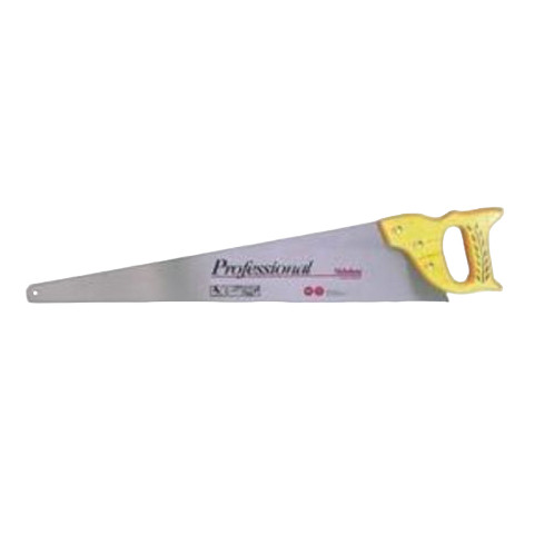 Hand Saw, Professional, Wood Handle, 24 in Lg Blade, Steel Blade, 0.05 in Dp Throat, 8 TPI or Pitch, Precision/Resharpenable/Standard Teeth, 24 in Lg